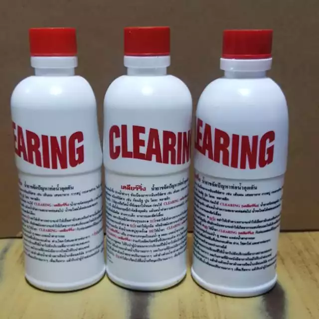 Clearing Drain Cleaner